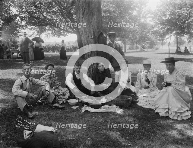 Group - Marshall Hall, Maryland, 1893. Creator: William Cruikshank.