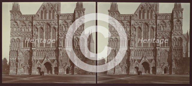 Salisbury Cathedral, Salisbury, Wiltshire, Wiltshire, 1913. Creator: Walter Edward Zehetmayr.