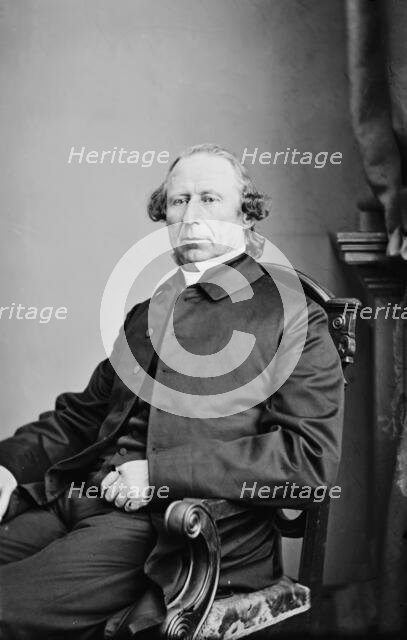 Rev. Silas Totten, between 1855 and 1865. Creator: Unknown.