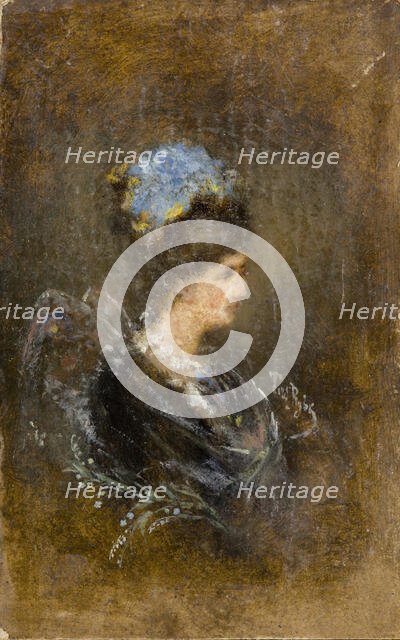 Portrait of a Lady, c1890. Creator: Tadeusz Lubicz Rybkowski.