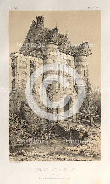 ...Pl. 23, Commanderie De Launay (Yonne), published 1860. Creator: Victor Petit (French, 1817-1874).