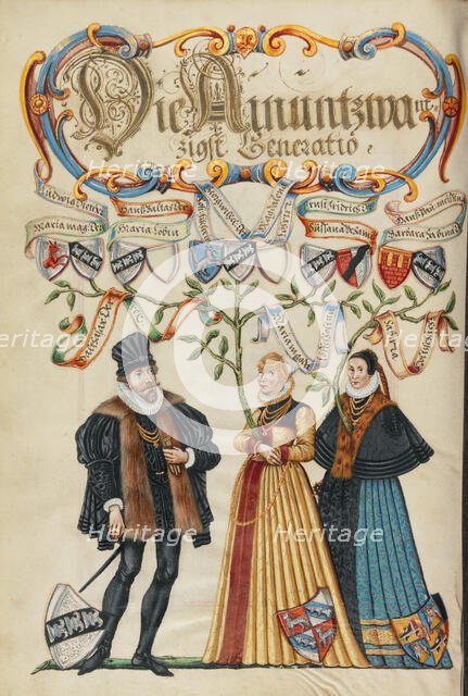 The Twenty-First Generation, Balthasar Derrer, about 1626-1711. Creator: Unknown.