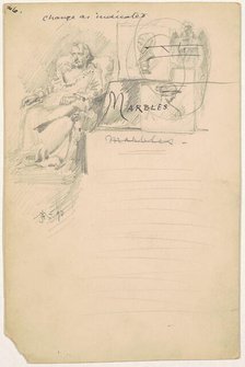 Study for "Marbles", 1890. Creator: James Henry Moser.