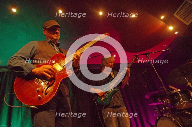 BD Lenz and James Rosocha, BD Lenz Trio, Verdict Jazz Club, Brighton, East Sussex, June 2024. Creator: Brian O'Connor.