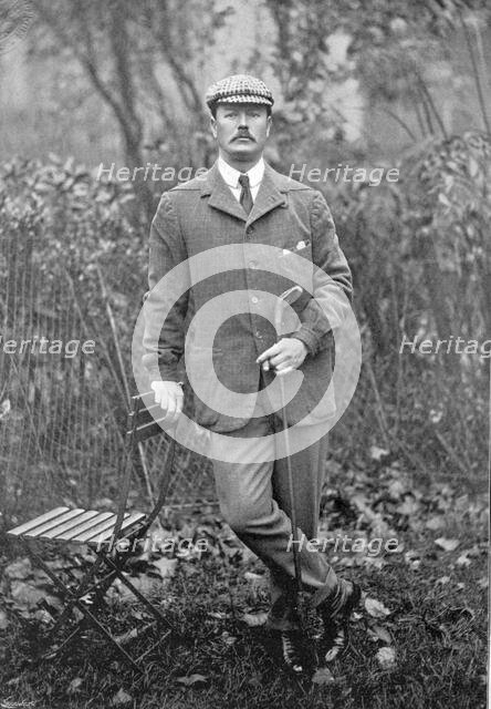 Portrait of the golfer S Mure Ferguson, 1896. Creator: Symmons & Thiele.