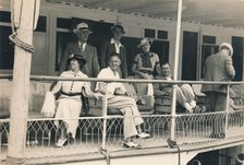 Passengers on a Nile cruise, 1936. Artist: Unknown
