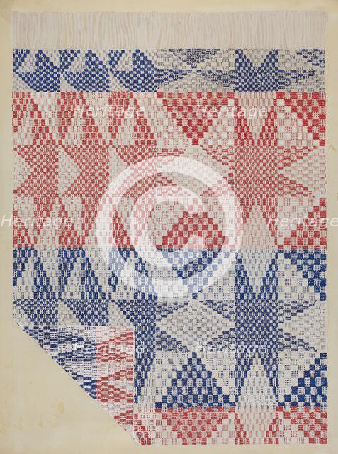 Coverlet, c. 1936. Creator: Katherine Hastings.