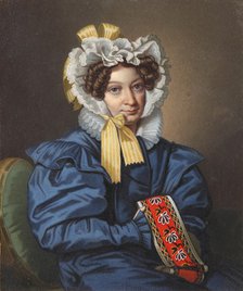 Portrait of Countess A.M. Golitsyna, 1830s. Creator: Hampeln, Carl, von (1794-after 1880).