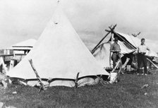 Camping, Tewantin, Queensland, 1925. Creator: Jack Bain.