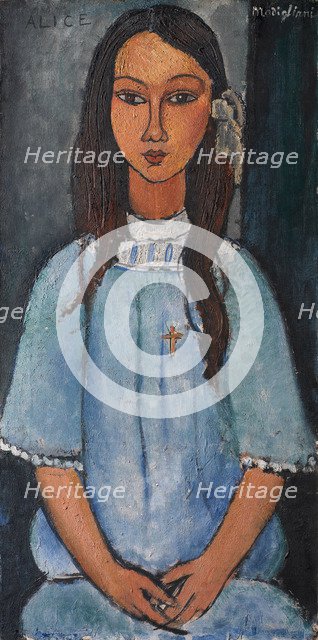 Alice, c. 1918. Artist: Modigliani, Amedeo (1884-1920)