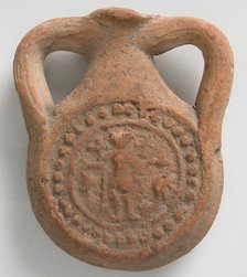 Pilgrim Flask, Coptic, 4th-7th century. Creator: Unknown.