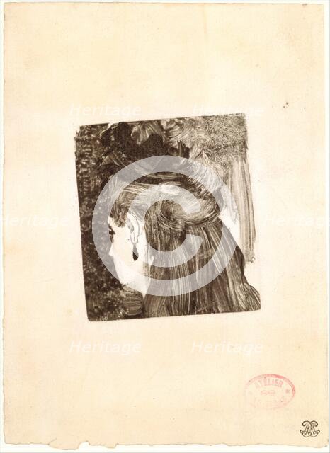 The Jet Earring, 1876-77. Creator: Edgar Degas.