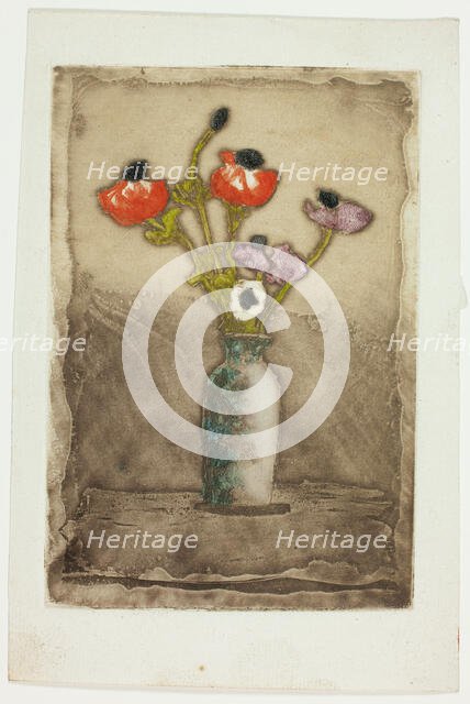 Anemonies, 1897. Creator: Theodore Roussel.