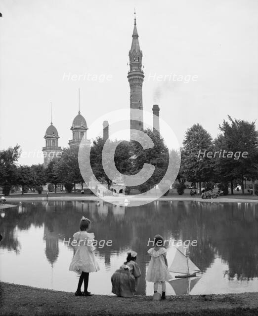 Water Works Park, Detroit, Mich., c1905. Creator: Unknown.