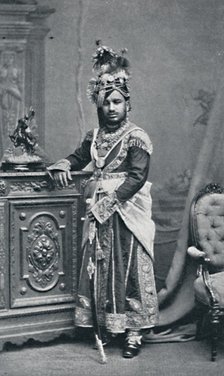 Raja of Rutlam, Central India Agency, 1902. Artist: Bourne & Shepherd.