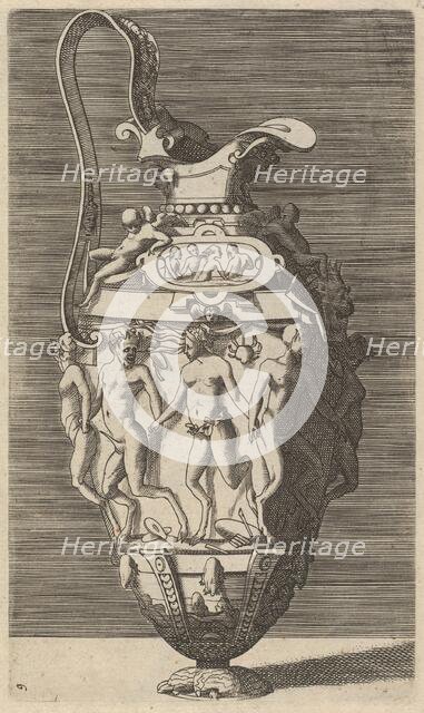 Vase with Dancing Women and Satyrs, 17th century (late). Creator: Rene Boyvin.