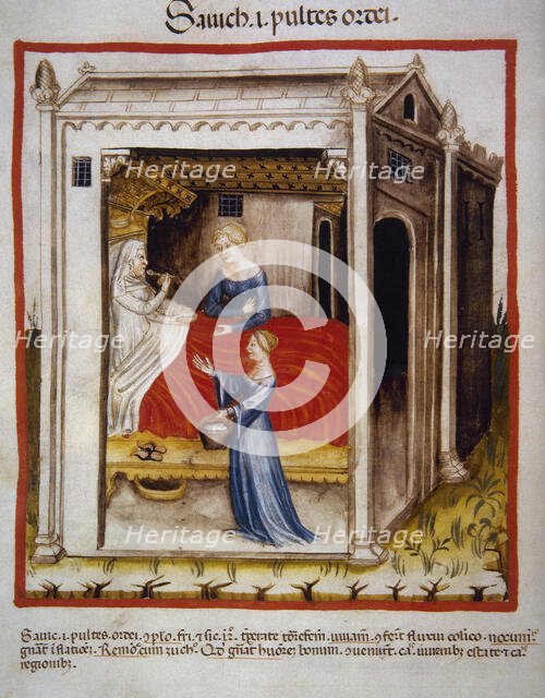 Barley porridge, 14th century.  Creator: Unknown.