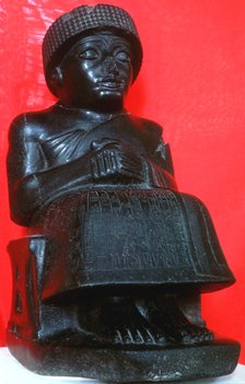 Gudea, ruler of the city-state of Lagash in southern Babylon, Neo-Sumerian, 22nd century BC. Artist: Unknown