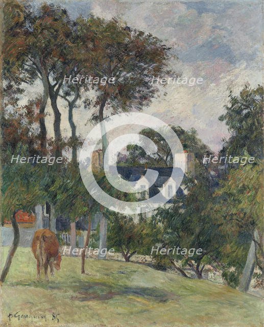 The white House, 1885. Creator: Gauguin, Paul Eugéne Henri (1848-1903).