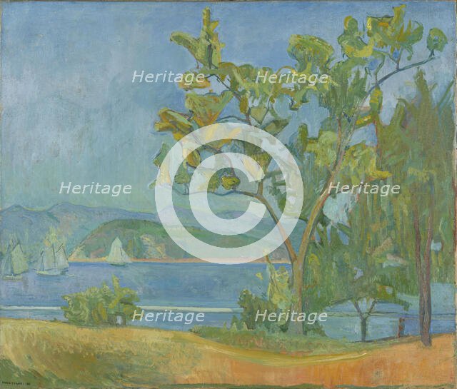 Landscape from Holmsbu, 1911. Creator: Oluf Wold-Torne.