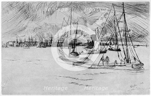 'Amsterdam', 19th century (1904).Artist: James Abbott McNeill Whistler