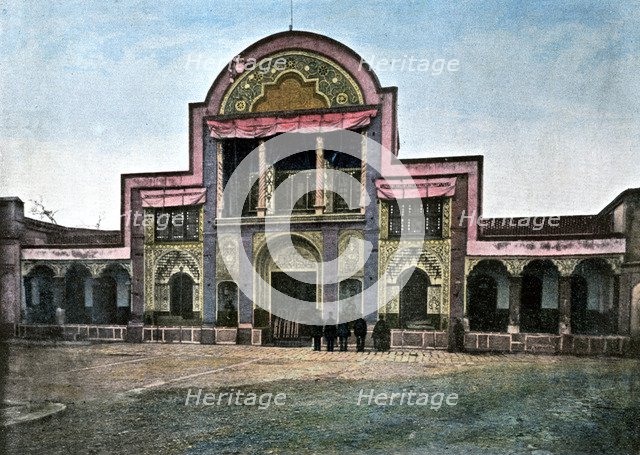Gate of the palace of the Shah, Tehran, c1890. Artist: Gillot