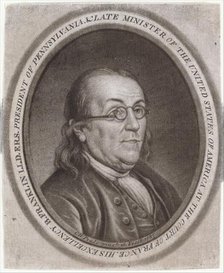 Benjamin Franklin, 1787. Creator: Charles Willson Peale.