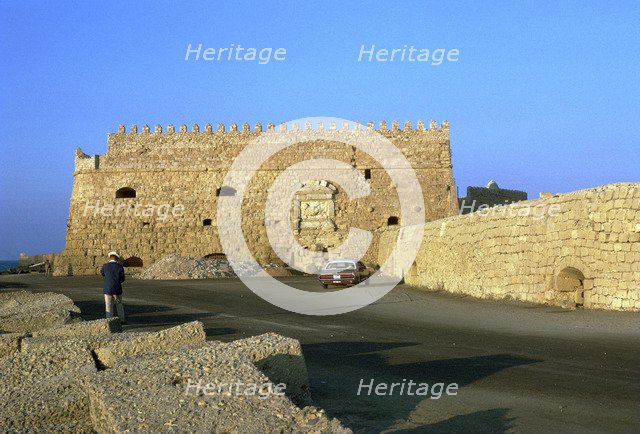 Venetian fortress in Heracleion, 16th century. Artist: Unknown