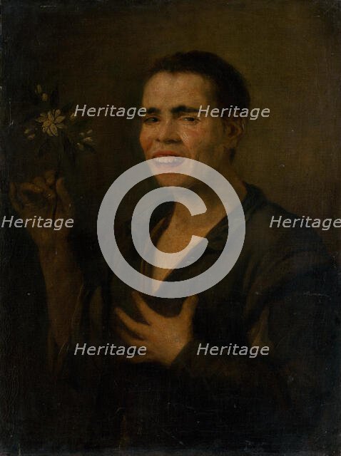 Boy with orange blossom, c1625-1650. Creator: Unknown.