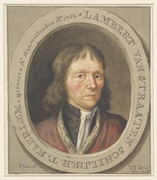 Portrait of the painter Lambert van Straaten, 1736. Creator: Tako Hajo Jelgersma.