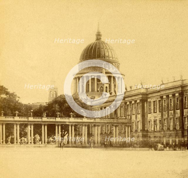 The City Palace and St. Nicholas' Church, Potsdam, Germany, c1900. Creator: Unknown.