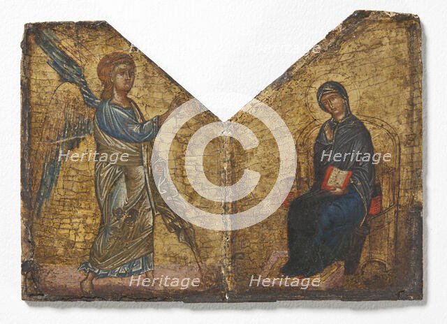 Diptych with the Annunciation, c13th century. Creator: Anon.