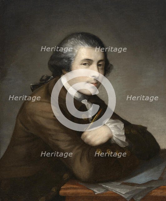 Matthew Pratt Self-Portrait, 1764. Creator: Matthew Pratt.