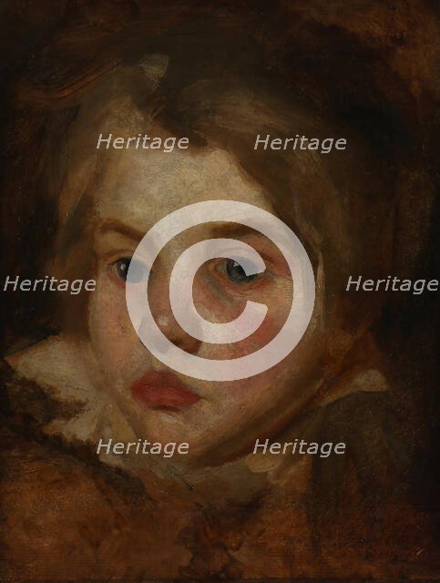 Head of a young boy, Mid of the 19th century. Creator: Manet, Édouard (1832-1883).