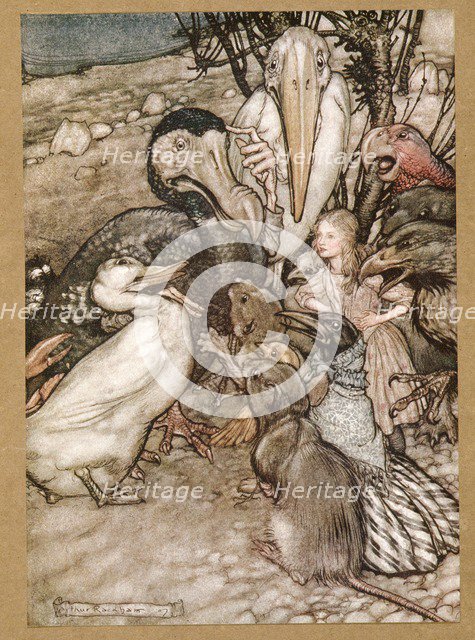 But who has won?  from Alice's Adventures in Wonderland, by Lewis Carroll, pub. 1907 .