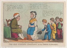 The Old Womans Complaint, or the Greek Alphabet, January 15, 1809., January 15, 1809. Creator: Thomas Rowlandson.