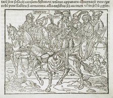 Mounted Turks, published 1486. Creator: Erhard Reuwich.