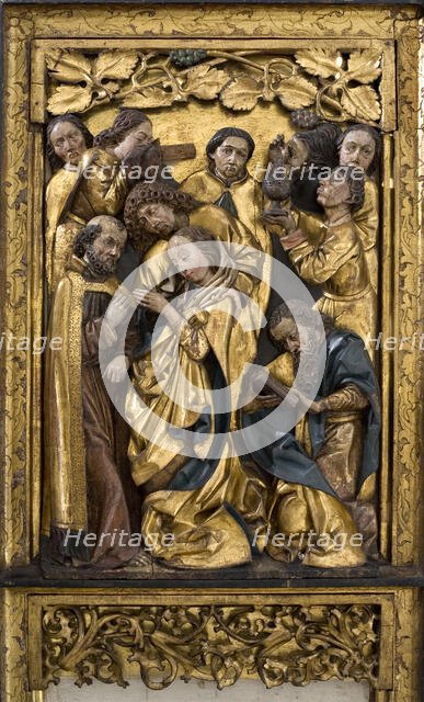 Death of Mary, Space Remaining after the Lost Relief, c1500.  Creator: Unknown.