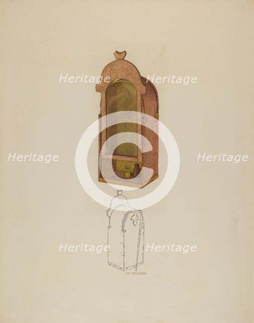 Candle Lantern, c. 1939. Creator: Jack Williamson.