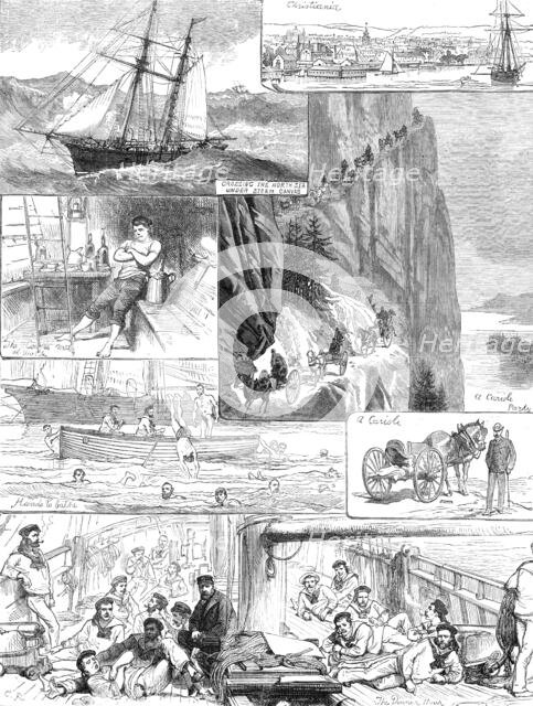 A cruise of naval volunteers: trip to Norway, 1881. Creator: C. R..