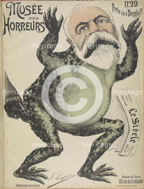 Musée des Horreurs (Gallery of Horrors): Yves Guyot, 1899. Creator: Lenepveu, Victor (active End of 19th century).