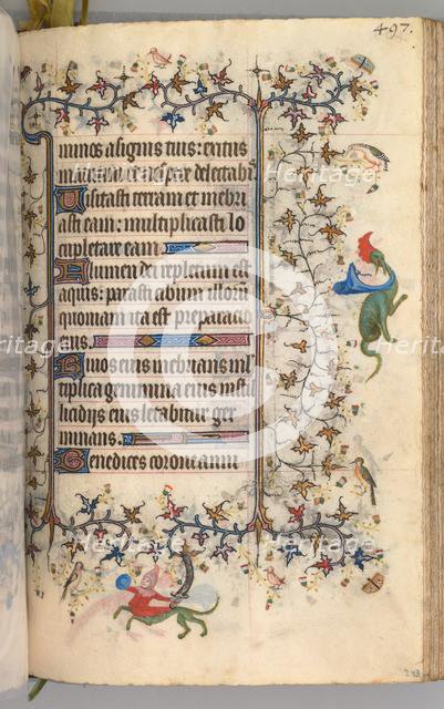Hours of Charles the Noble, King of Navarre (1361-1425): fol. 243r, Text, c. 1405. Creator: Master of the Brussels Initials and Associates (French).