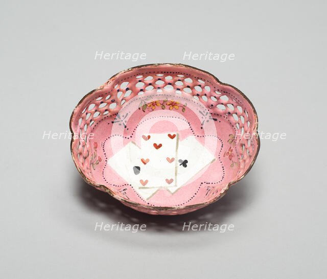 Counter Tray, South Staffordshire, c. 1790. Creator: Staffordshire Potteries.