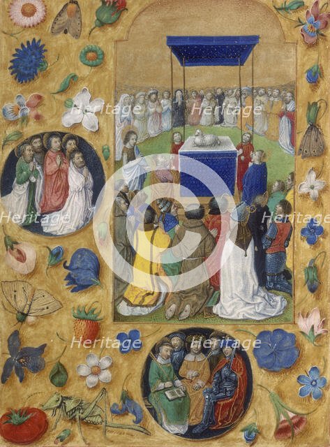 Adoration of the lamb, c1480-c1500. Creator: Unknown.