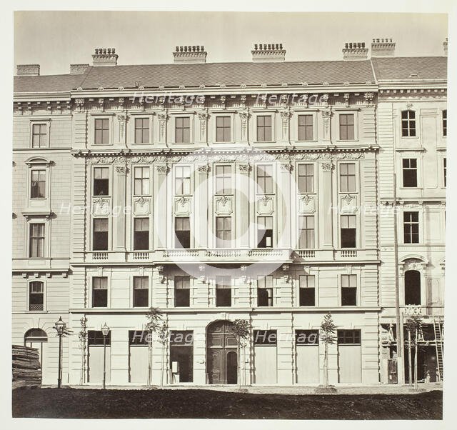 Kolowrat-Ring No. 10, Wohnhaus der Frau C. Hoffmann, 1860s. Creator: Unknown.