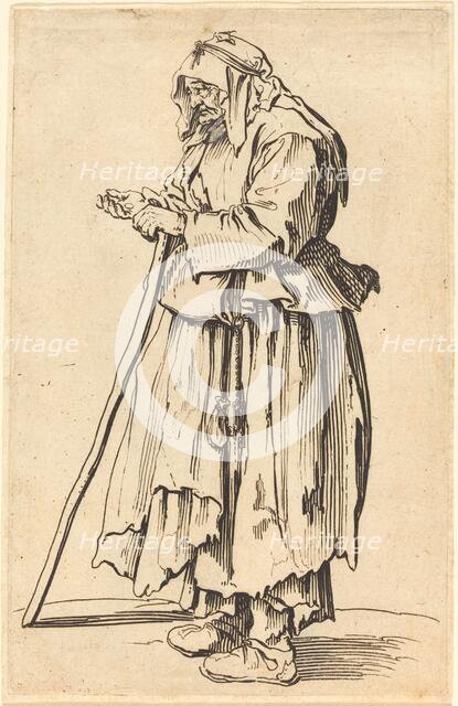 Beggar Woman Receiving Charity, c. 1622. Creator: Jacques Callot.