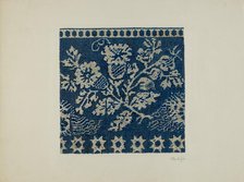 Coverlet, c. 1940. Creator: Cornelius Christoffels.