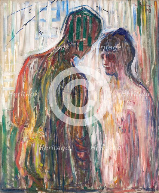 Cupid and Psyche. Artist: Munch, Edvard (1863-1944)