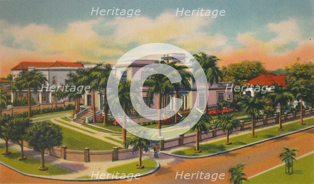'Modern residence in El Prado, Barranquilla', c1940s. Artist: Unknown.