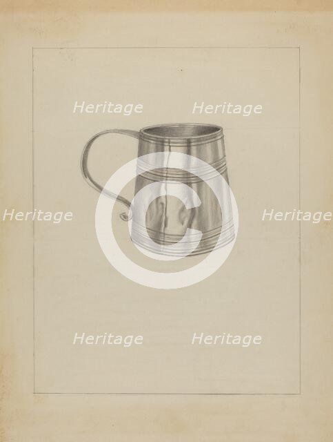 Silver Mug, c. 1936. Creator: Richard Schoene.